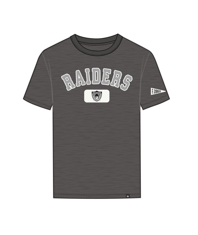 Raiders 2026 '47 Brand Men's Historic Heavy Slub T-Shirt Pro Football Hall of Fame