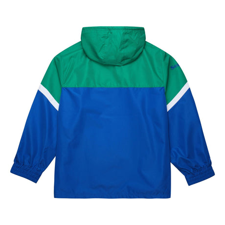 Seahawks 2025 Mitchell & Ness Men's NFL Tie Breaker Anorak Vintage Logo Lightweight Windbreaker