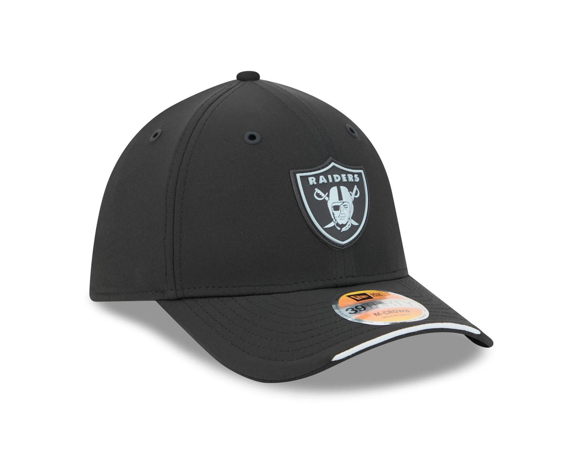 Raiders 2026 New Era Men's 39THIRTY Sideline Hat Pro Football Hall of Fame