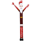 Commanders Team Pride Inflatable Crazy Christmas Santa Sports Fan