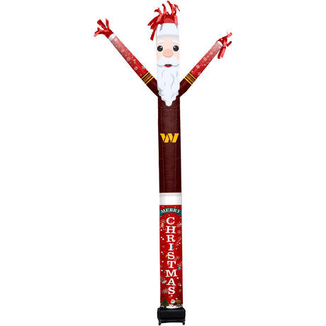 Commanders Team Pride Inflatable Crazy Christmas Santa Sports Fan