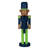 Seahawks 14 Inch Bear Nutcracker Pro Football Hall of Fame