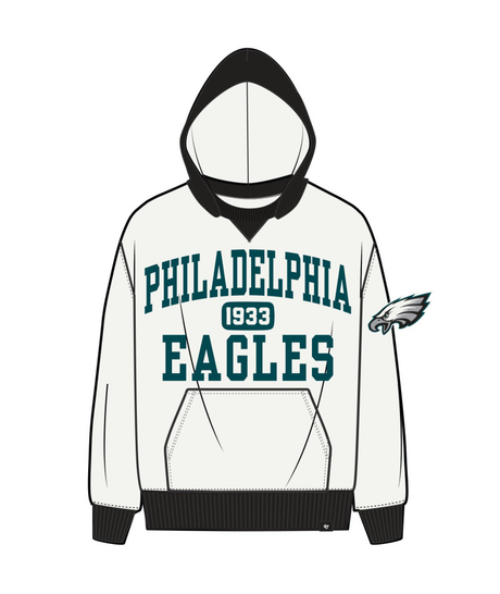 Eagles 2025 '47 Brand Men's Skipper Original Hoodie