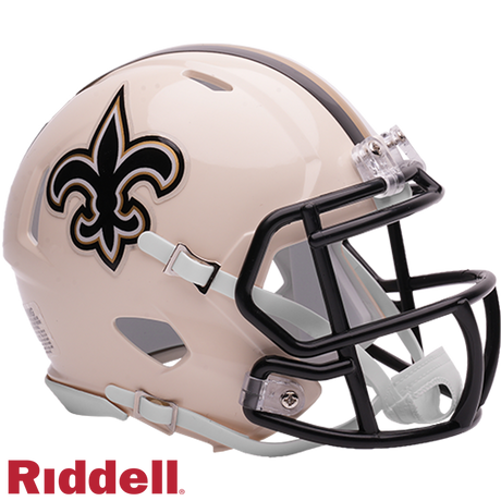 Saints 2026 Retro Mini Speed Helmet