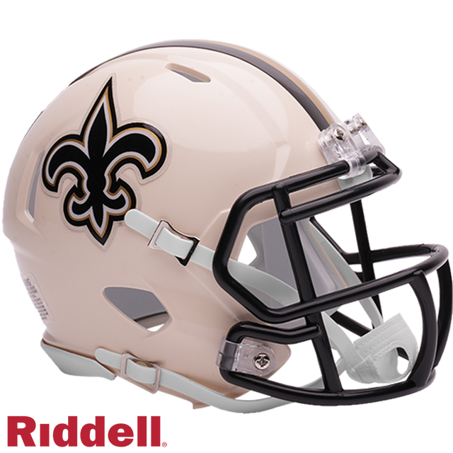 Saints 2026 Retro Mini Speed Helmet