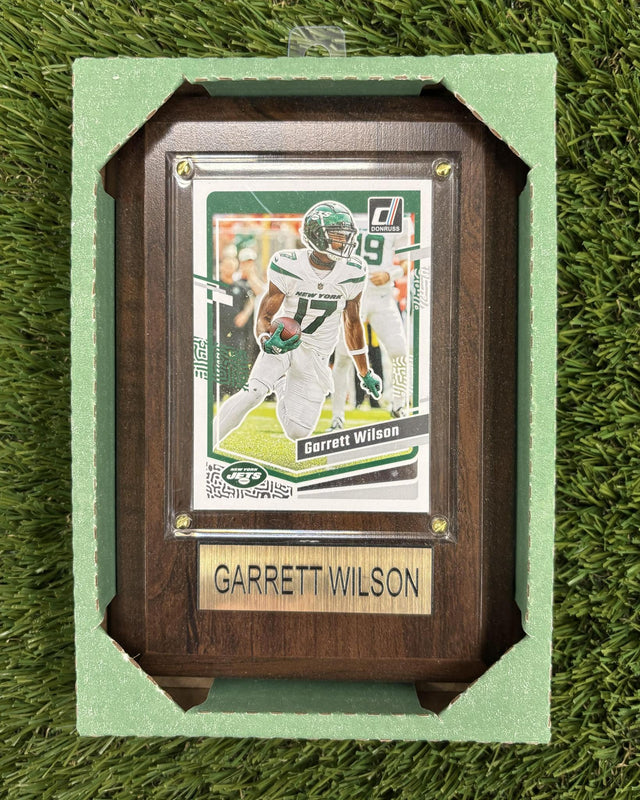 Garrett Wilson 4x6 Plaque