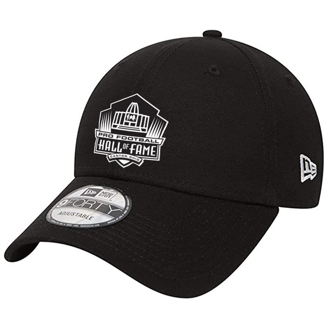 Hall of Fame New Era® 9FORTY® Black and White Logo Hat