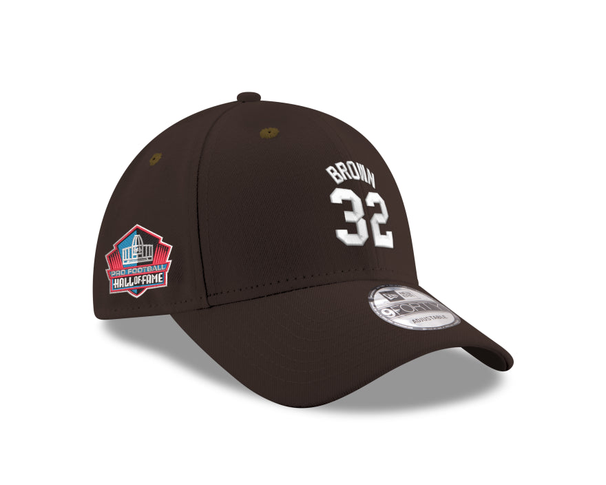 Browns Jim Brown Class of 1971 Name and Number Hat