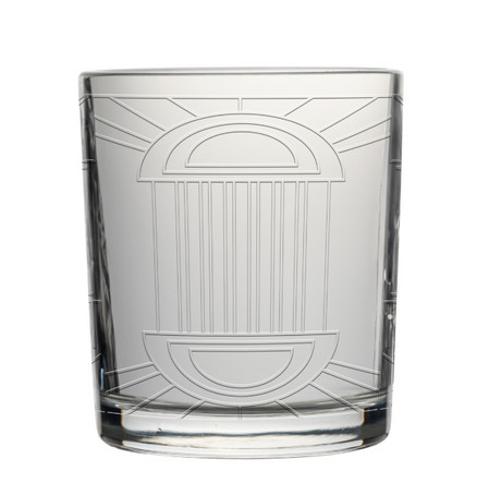 Hall of Fame Deco Rocks Glass