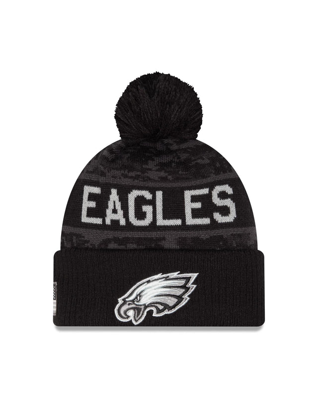 Eagles 2026 New Era Men's Salute to Service Knit Pro Football Hall of Fame