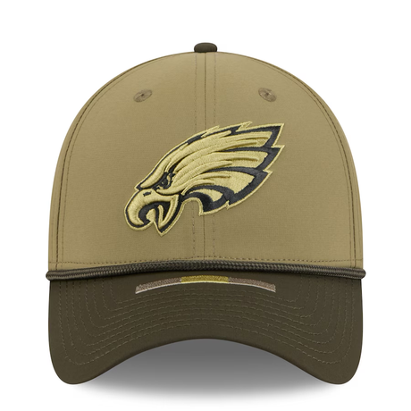 Eagles 2025 New Era Men's 39THIRTY Salute to Service Hat