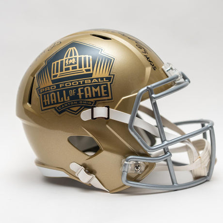 Class of 2025 Autographed Hall of Fame Gold Speed Replica Helmet