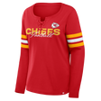 Chiefs 2026 Fanatics Women's Lace Up Long Sleeve Top