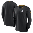 Steelers Men's Nike Half Zip Coach's Long Sleeve T-Shirt