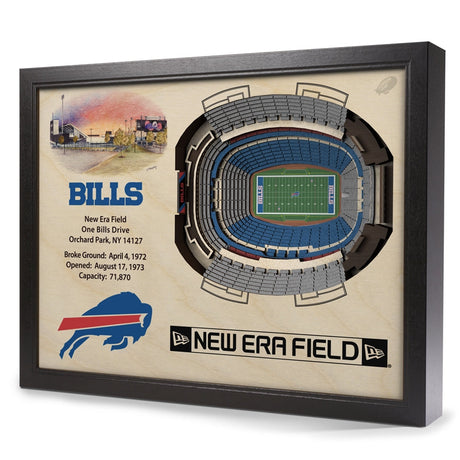 Bills StadiumView Wall Art 3-D Replica Stadium