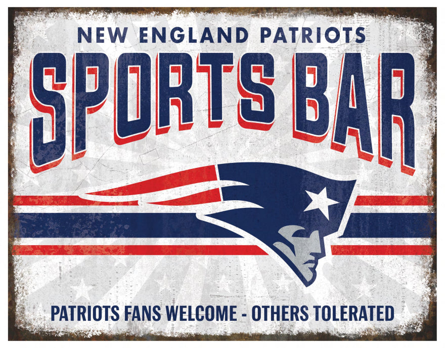 Patriots Team Sports Bar Sign