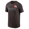 Browns 2026 Nike Men's Dri-Fit Team Issue Crew T-Shirt Pro Football Hall of Fame