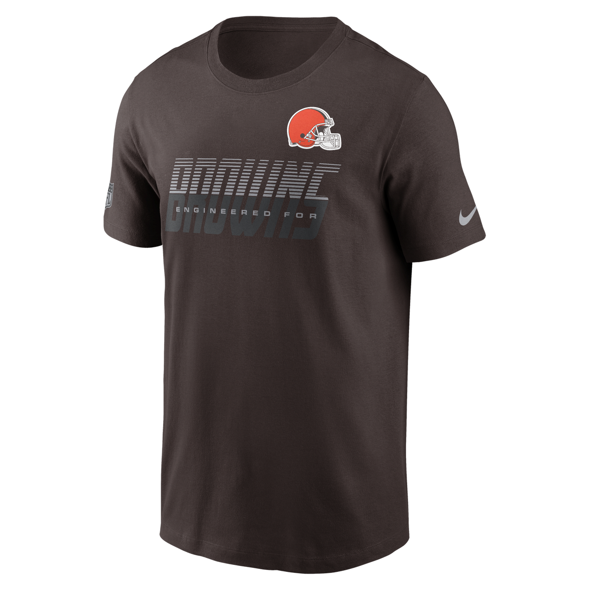 Browns 2026 Nike Men's Dri-Fit Team Issue Crew T-Shirt Pro Football Hall of Fame