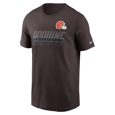 Browns 2026 Nike Men's Dri-Fit Team Issue Crew T-Shirt Pro Football Hall of Fame