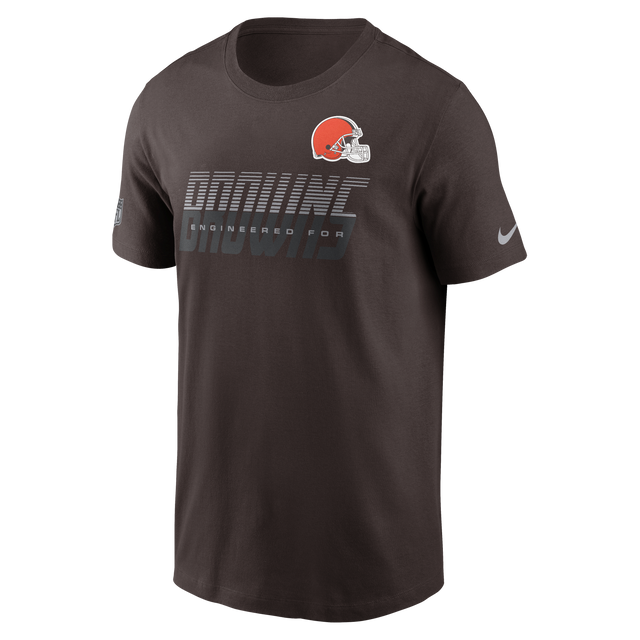 Browns 2026 Nike Men's Dri-Fit Team Issue Crew T-Shirt Pro Football Hall of Fame