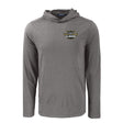Black College Football Hall of Fame Cutter & Buck Men's Coastline Recycled Double Peached Hooded Pullover