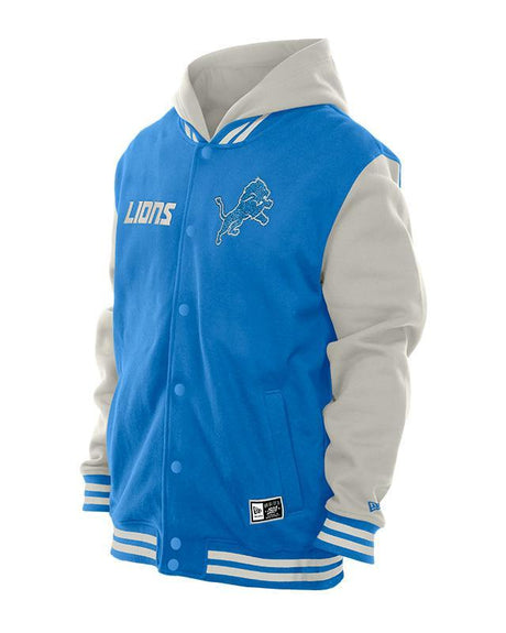 Lions 2026 New Era Men's Snap Front Jacket Pro Football Hall of Fame