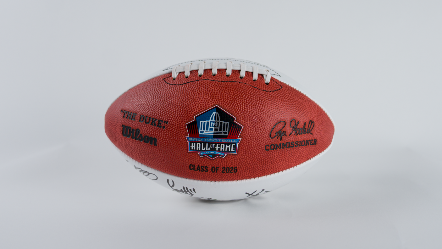 Class of 2026 Autographed Hall of Fame Football