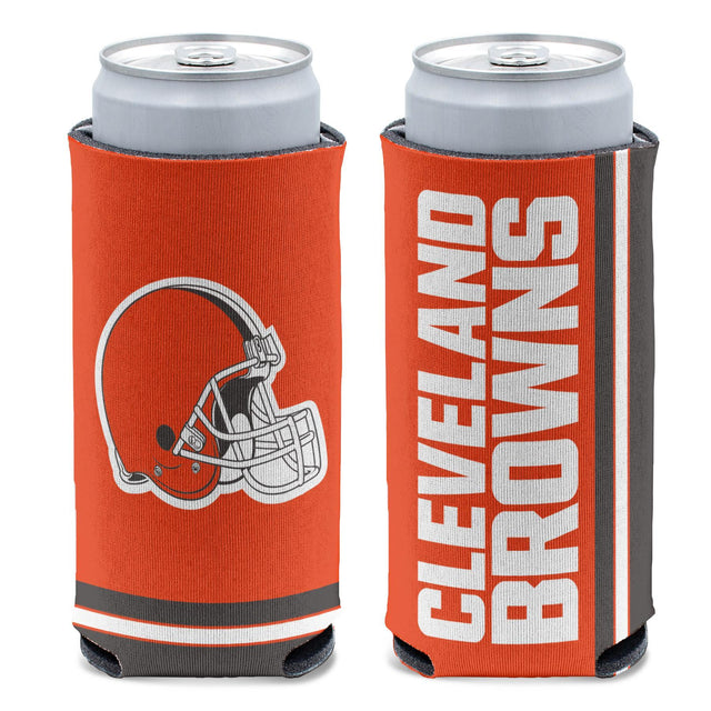 Browns 12oz Logo Slim Can Cooler