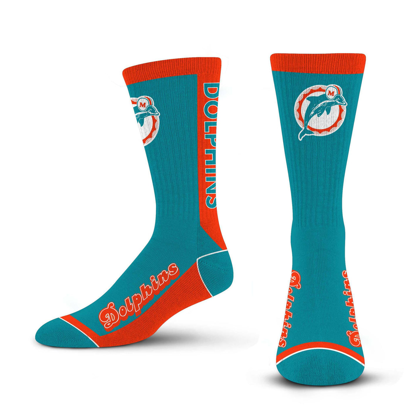 Dolphins Men's Classic MVP Throwback Socks