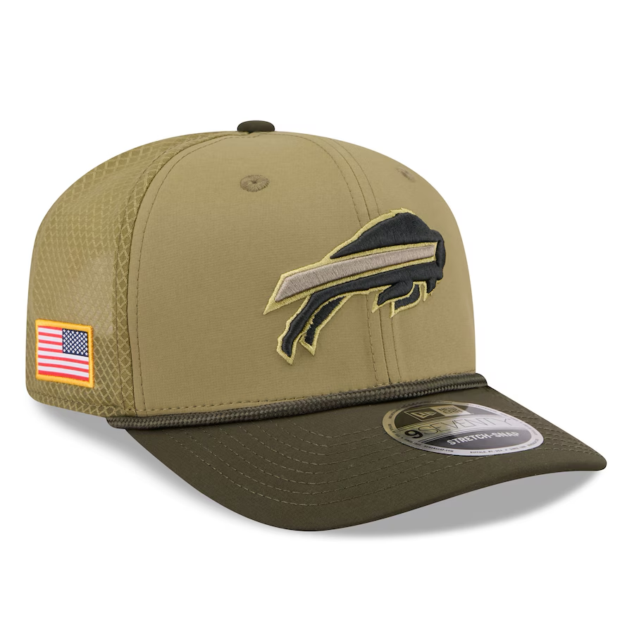 Bills 2025 New Era Men's 9SEVENTY Salute to Service Hat