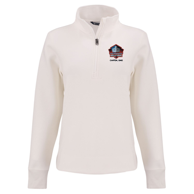 Hall of Fame Cutter and Buck Women's Roam Eco Recycled Buttery-Soft Knit 1/4 Zip Pullover
