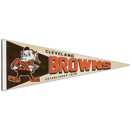 Browns Classic Logo Pennant - Retro
