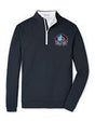 Hall of Fame Men's Peter Millar Black Perth Performance 1/4 Zip