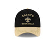 Saints 2025 New Era Men's 39THIRTY Draft Hat