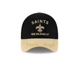 Saints 2025 New Era Men's 39THIRTY Draft Hat