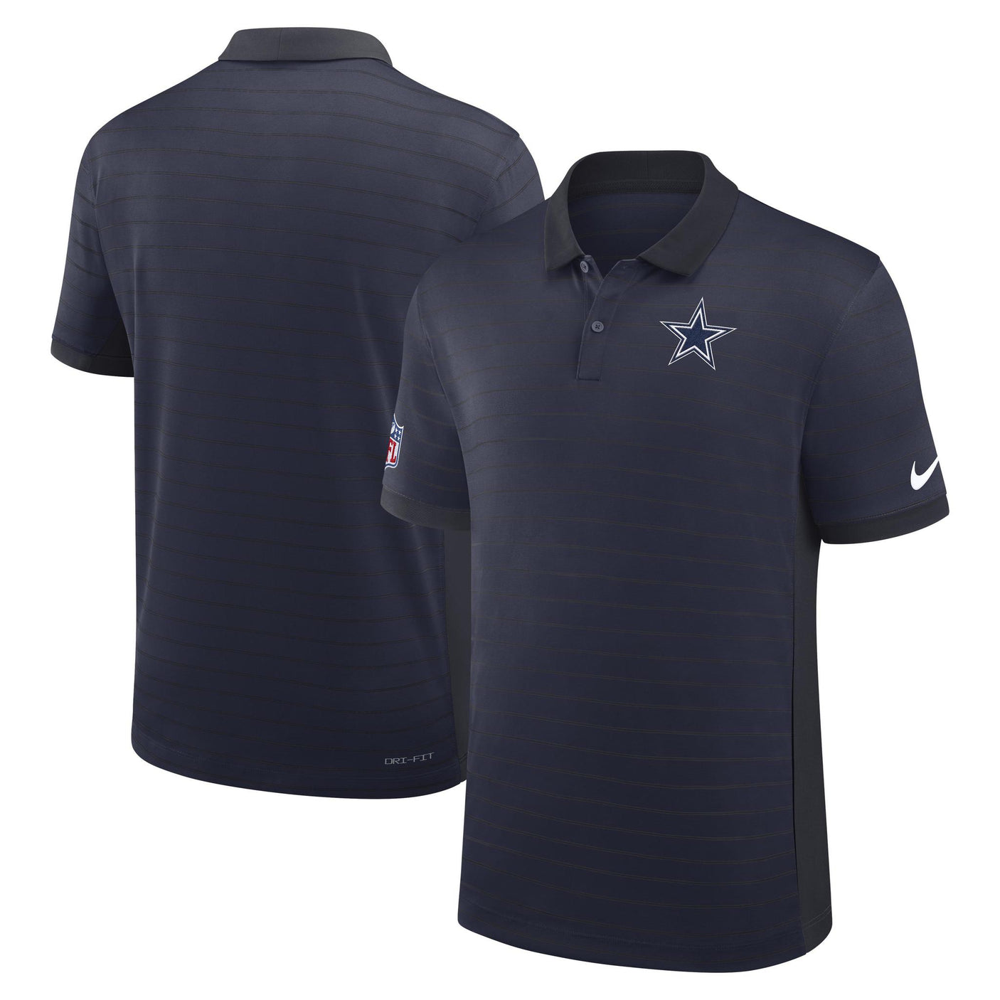 Cowboys 2025 Nike Dri-Fit Victory Stripe Polo