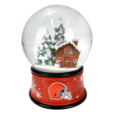 Browns Gingerbread House Snow Globe