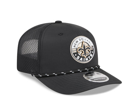 Saints 2026 New Era Men's 9SEVENTY Stretch Snap Two-Tone Hat Pro Football Hall of Fame