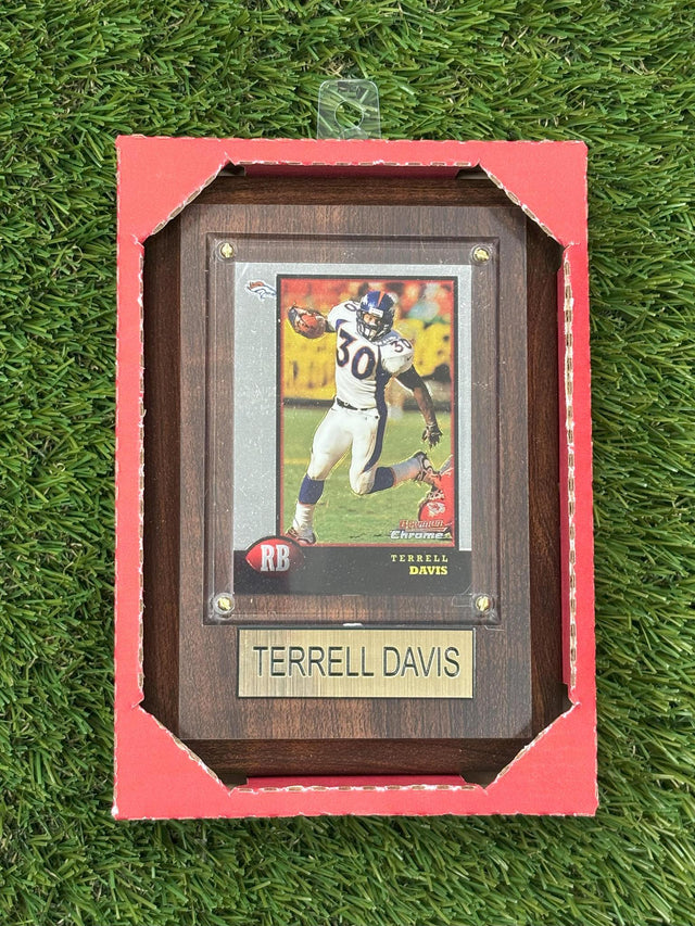 Terrell Davis 4x6 Plaque