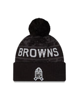 Browns 2026 New Era Men's Dawg Salute to Service Knit Pro Football Hall of Fame