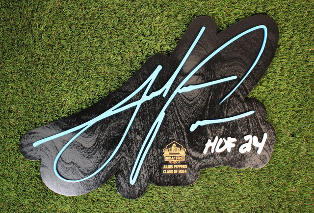 Julius Peppers 3D Signature Color Wall Sign - DS