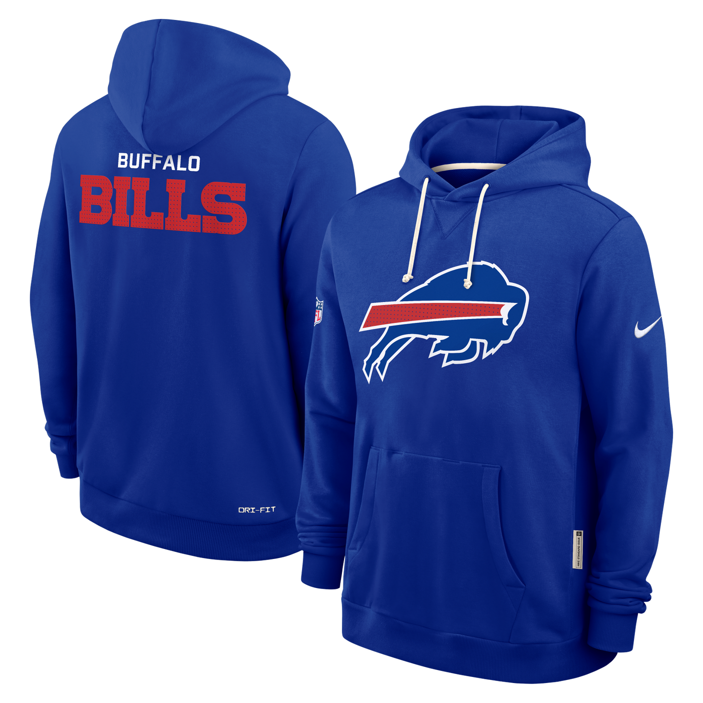 Bills 2025 Nike Men's Sideline DRI-Fit Hoodie