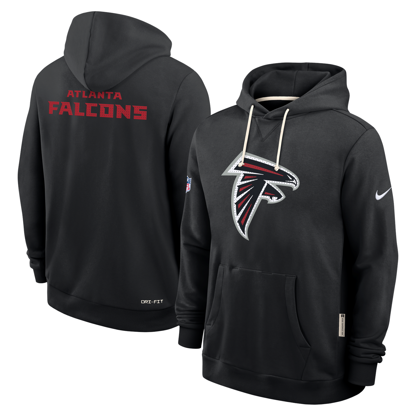 Falcons 2025 Nike Men's Sideline DRI-Fit Hoodie