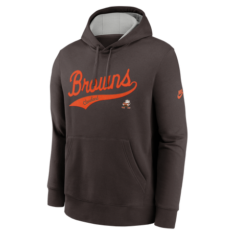 Browns 2024 Nike Men's Rewind Logo Sweatshirt