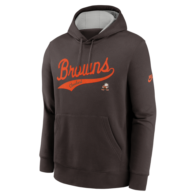 Browns 2024 Nike Men's Rewind Logo Sweatshirt