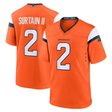 Broncos Patrick Suratin II Nike Men's Orange Game Jersey