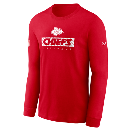 Chiefs Men's Nike Long Sleeve Team Issue T-Shirt