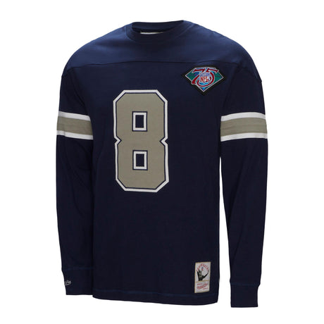 Troy Aikman Men's Mitchell & Ness Name and Number Long Sleeve T-Shirt