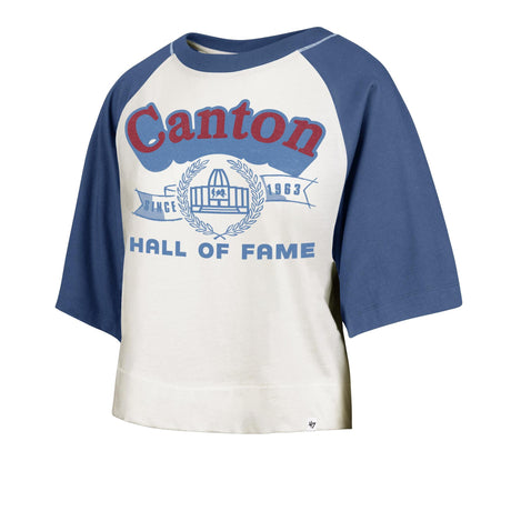 Hall of Fame 2026 '47 Brand Women's Raglan Crop Top T-Shirt