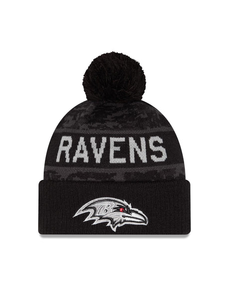 Ravens 2026 New Era Men's Salute to Service Knit Pro Football Hall of Fame